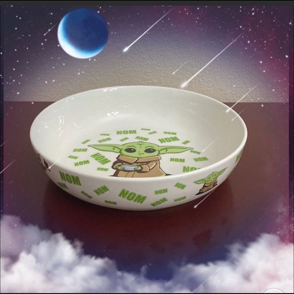 Star Wars Kitchen Star Wars Fans Baby Yoda Ceramic Dinner Bowl Poshmark